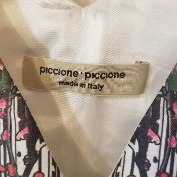 PICCIONE PICCIONE Dress Size 42 Style PE16A111 SHT 001 Made In Italy w/flaw - Picture 4 of 14